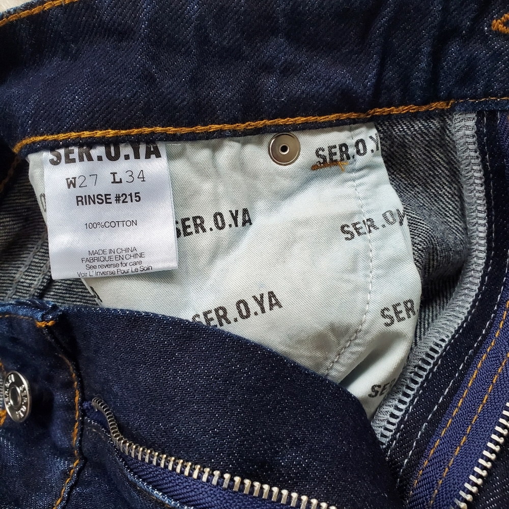 SER.O.YA Dark Blue Women Jeans - Picture 14 of 15